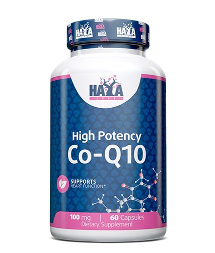 high potency co q10 100 mg 60 – High Potency Co-Q10 100 mg капсули HAYA LABS