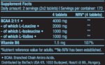 BCAA + B6 / 340 Tabs. - Image 2