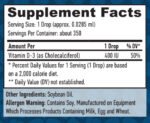 Liquid Vitamin D-3 400 IU / 10ml - Image 2