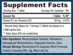 Vitamin B-1 /Thiamine/ 50mg. / 100 tabs. - Image 2
