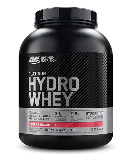 6942_pm_strawberrynewpic Platinum Hydro Whey 3.5 lbs. - Image 1
