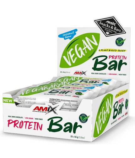 7877-vegan-protein-bar-box- Vegan Protein Bar Box / 20 x 45 g - Image 1