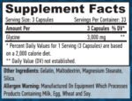 Glycine 1000 mg / 100 Caps - Image 2