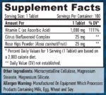 Vitamin C with Bioflavonoids and Rose Hips 1000 mg / 100 Tabs - Image 2