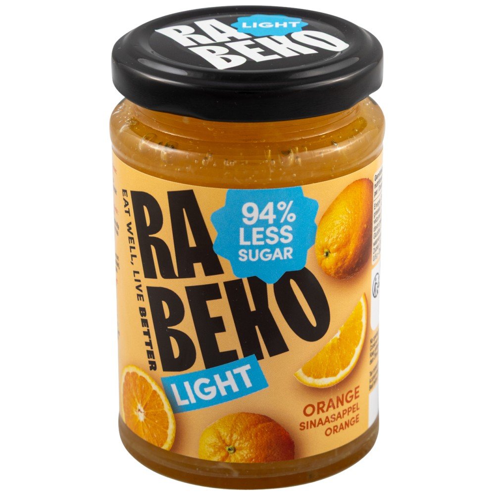 rabeko-015-6af2635-1000x1000xwhite Light Jam - Orange | 94% Less Sugar - Image 1
