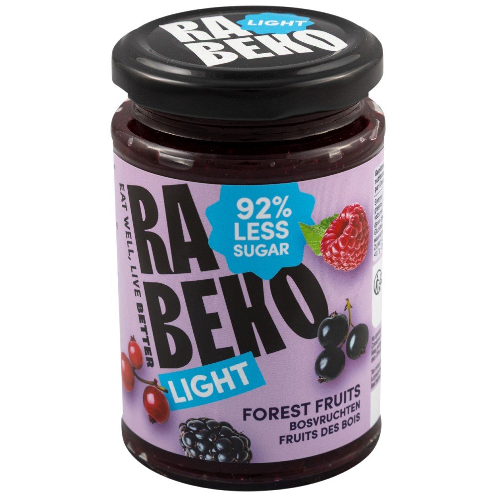 rabeko-019-89b3c4c-1000x1000xwhite Light Jam - Forest Fruits | 92% Less Sugar - Image 1