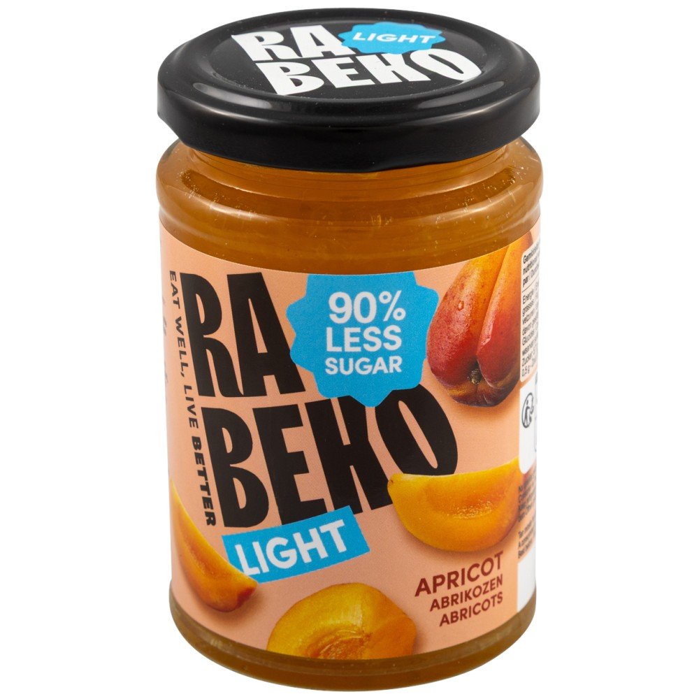 rabeko-022-16c9b24-1000x1000xwhite Light Jam - Apricot | 90% Less Sugar - Image 1