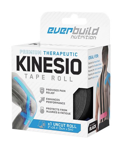 43494_pm_kinesio-black Kinesio Tape Roll / 5 cm x 5 m / Black - Image 1