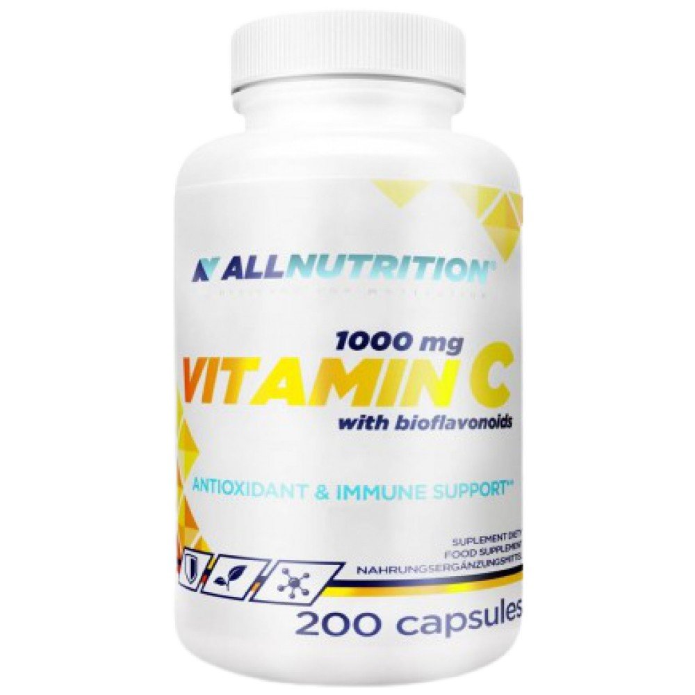 Allnutrition_Vitamin_C_with_bioflavonoids_200_caps-448x448-00f62e1-1000x1000-1 Vitamin C 1000 mg | with Bioflavonoids - Image 1