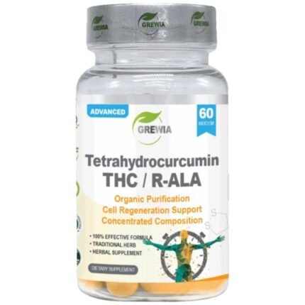 Tetrahydrocurcumin THC капсули Grewia с R-ALA и биоперин