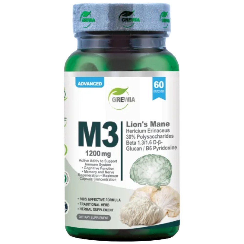 advanced_2-31_m3-150ml-600x902-69fca8a-1000x1000xwhite M3 | Lion’s Mane – Hericium Erinaceus 30% Polysaccharides 600 mg - Image 1