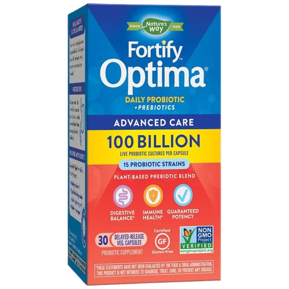 fortify-optima-advanced-care-100-mlrd-aktivni-probiotitsi-2b4acab-1000x1000-1 Fortify™ Optima® Advanced Care Probiotic | Фортифай™ Оптима®, пробиотици+пребиотици - Image 1
